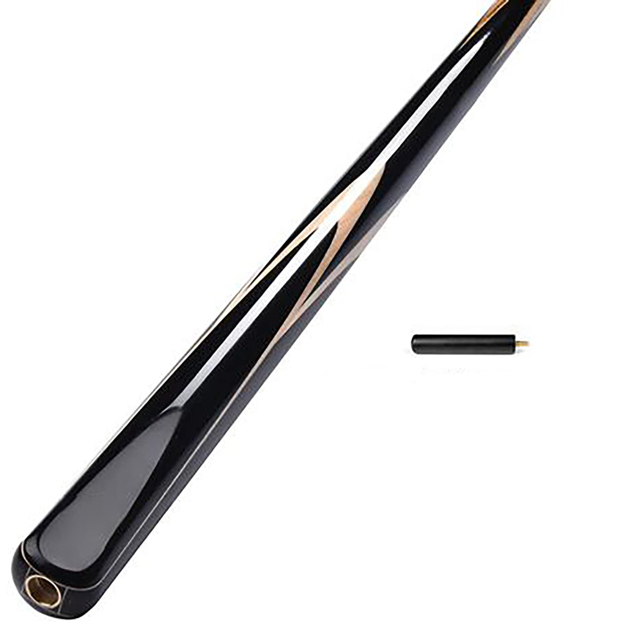 TQQ 57in 19Oz Ash Wood Billiard Cue,British Pool Cue Stick with Extension Rod,10mm/11.5mm Tip Optional,Handmade Billiard Room Accessories/A / 11.5mm