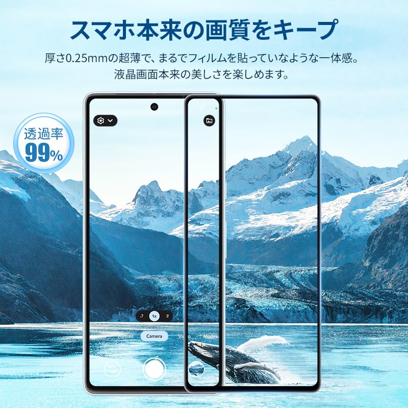 Amazon | NIMASO ガラスフィルム Google Pixel 7A 用 強化ガラス 液晶