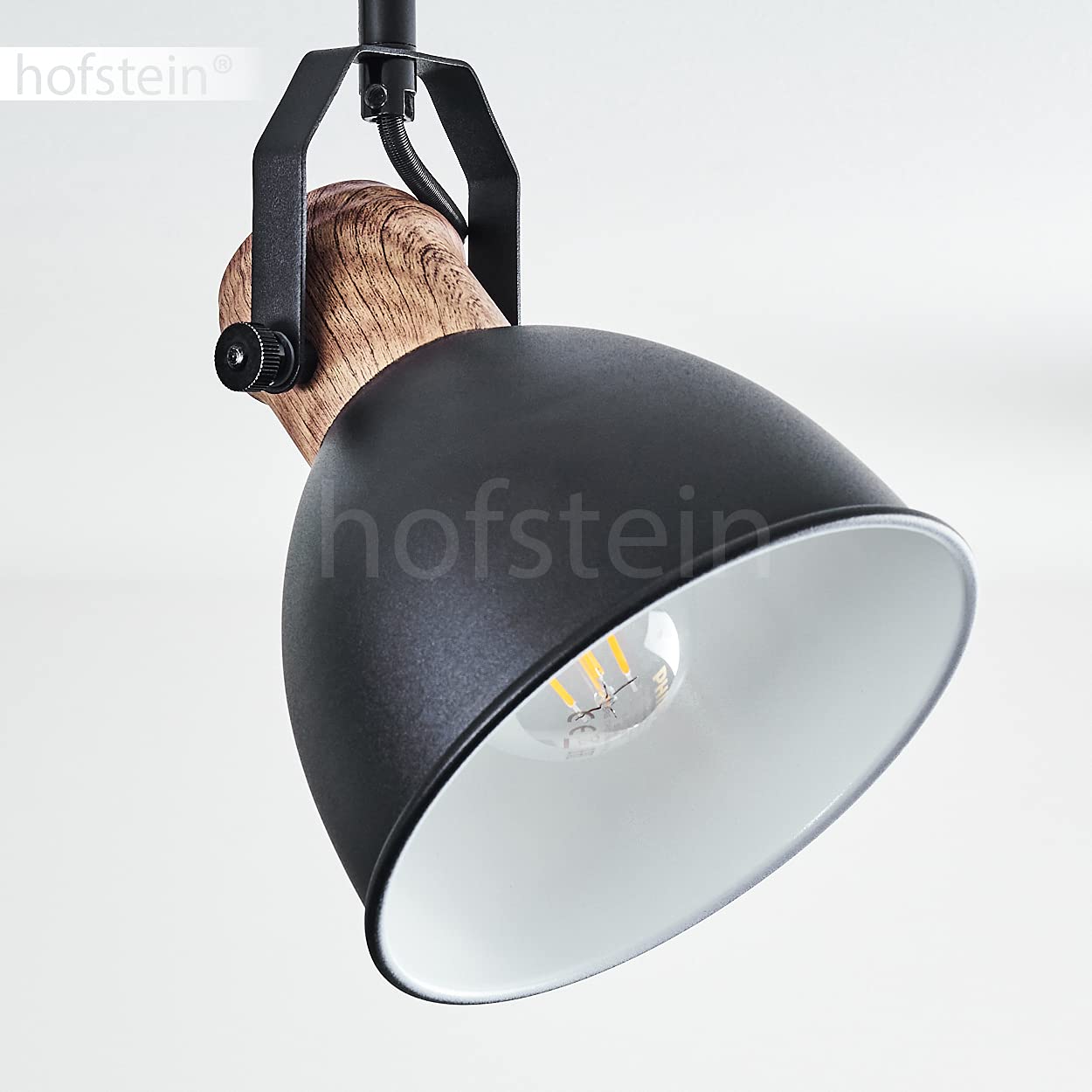 LEDUXA | Zwarte Plafondlamp | Incl. Lichtbron | decoratie | industriële LEDUXA | Zwarte Plafondlamp | Incl. Lichtbron | decoratie | industriële