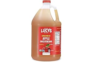 Lucy's Family Owned: USDA Organic Unfiltered Raw Apple Cider Vinegar