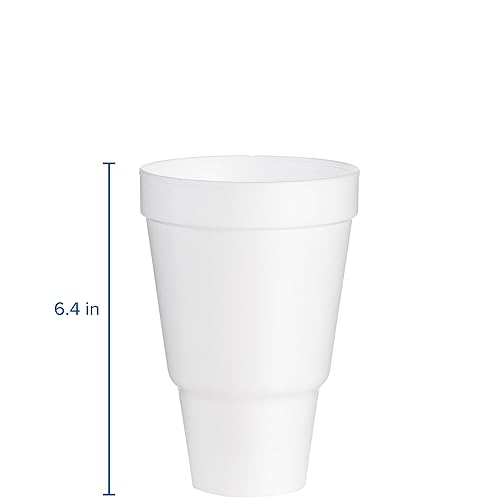 Miniatura 2 de DART Vaso térmico de espuma con aislamiento de pedestal de 32 onzas, 32AJ32 (500 unidades), color blanco