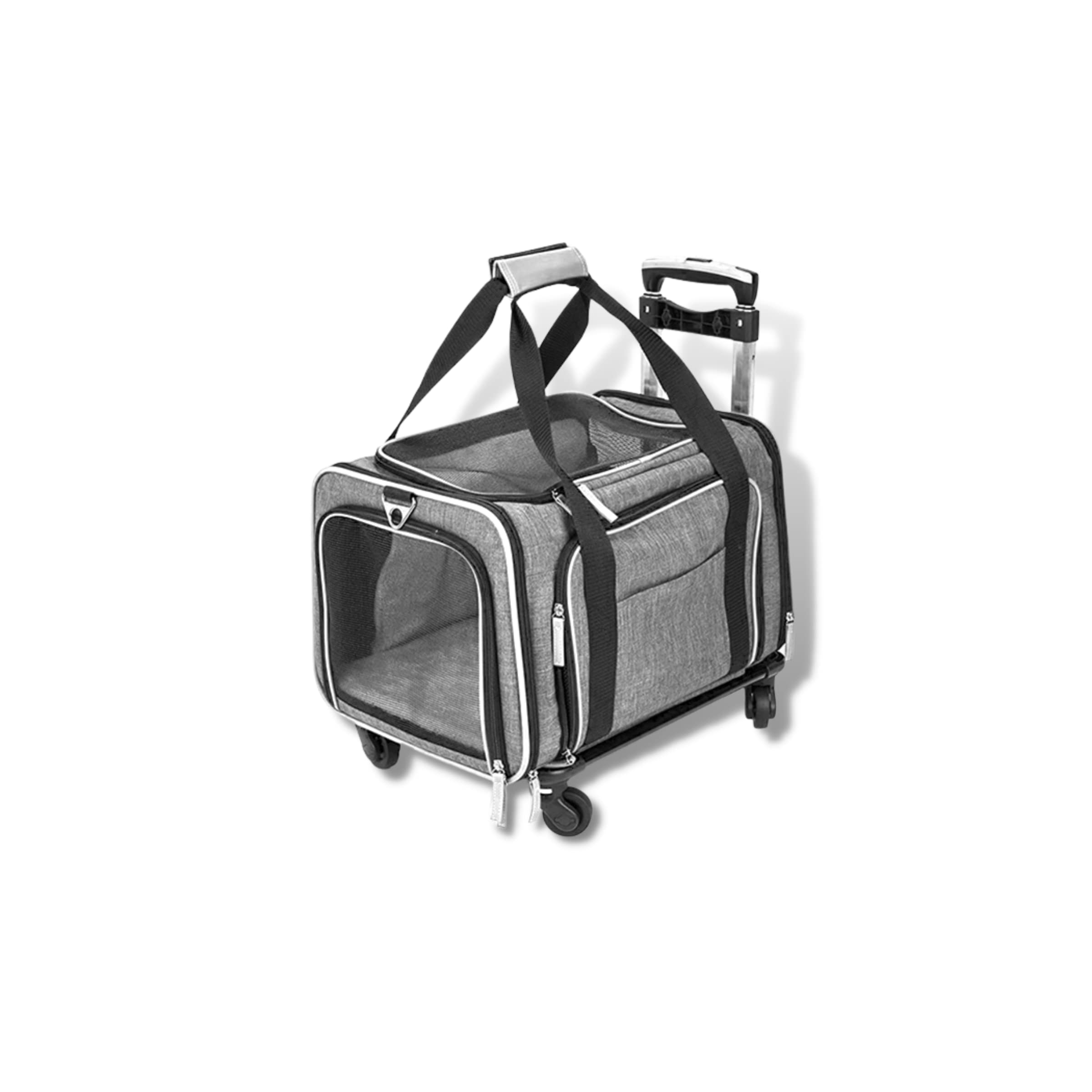 Ruff Life Airline Approved Expandable Premium Pet Carrier on Wheels