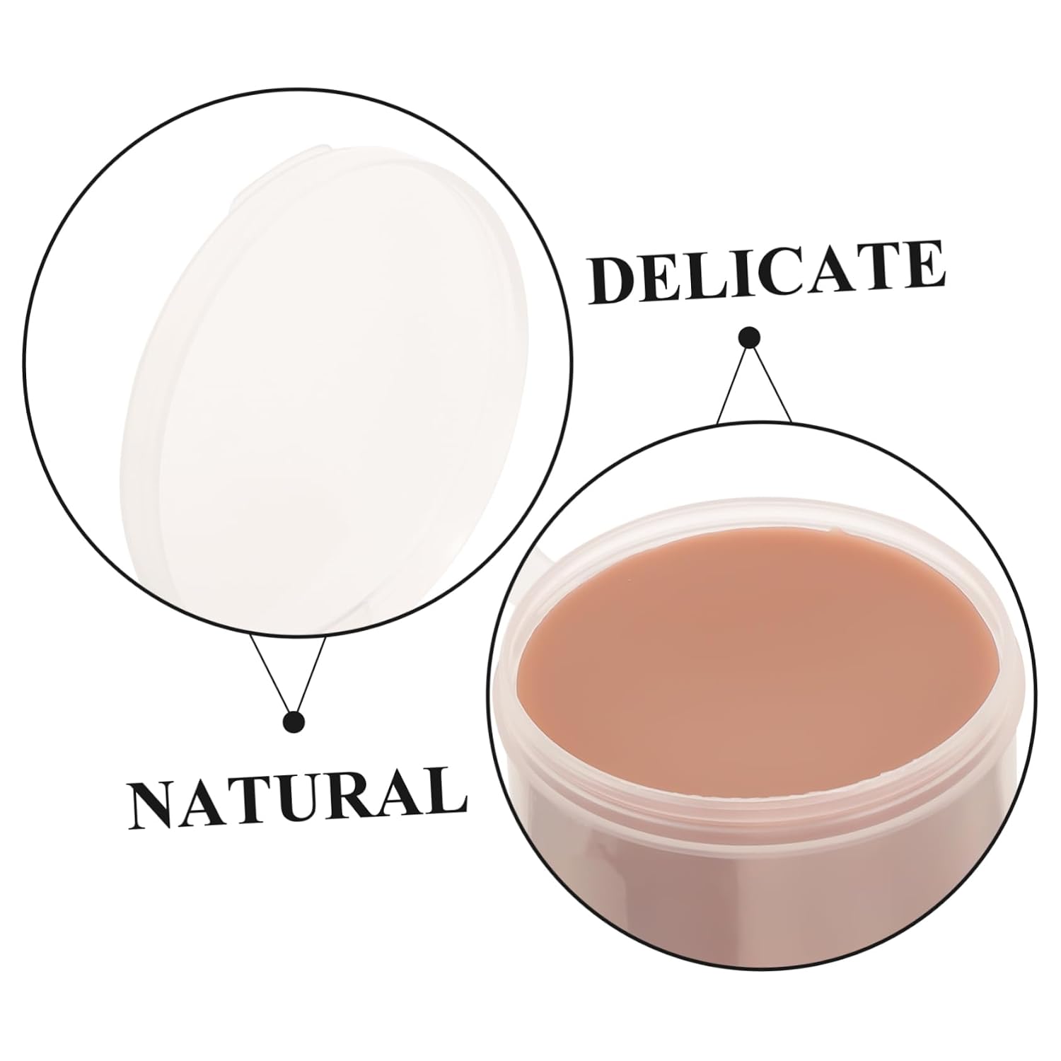 NOLITOY Scar Wax Makeup for Halloween Realistic Fake Skin Wax for Scars Nose Shaping Special Effects Lightweight Portable for Cosplay and Stage Use
