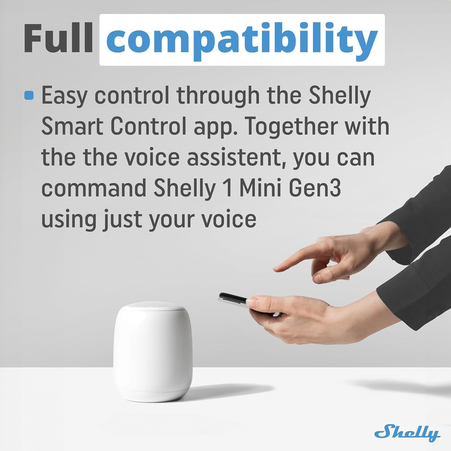Shelly 1 x mini 3 generacji, 4-pak, WiFi i Bluetooth, 1 kanał 8 A, inteligentny przełącznik domowy, kompatybilny z Alexa i Google Home, aplikacja na iOS/Android, suche kontakty