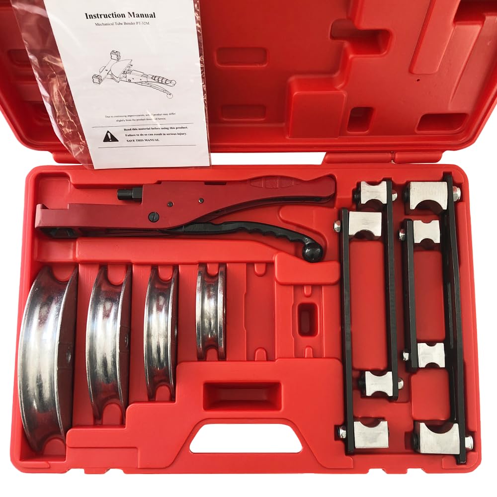 3S SuperSamaStore Pince à Cintrer Manuelle, Cintrage à Cliquet pour Tube Multicouche, Cintreuse Professionnelle à Cliquet, Pince à Cintrer pour Tubes Multicouches 4 Tailles : 16, 20, 26, 32 mm