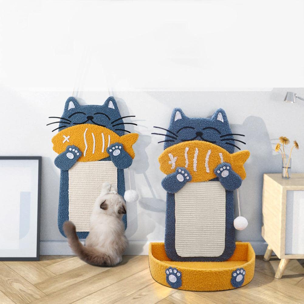 Albero da arrampicata per gatti Hanging Cat Scratcher Board Scratching Post Mat Toy Soft Bed Mat Claws Care Tiragraffi Giocattoli Mini Cat Scratch Toy Accessorie Tiragraffi, torre per gatti ( Color :