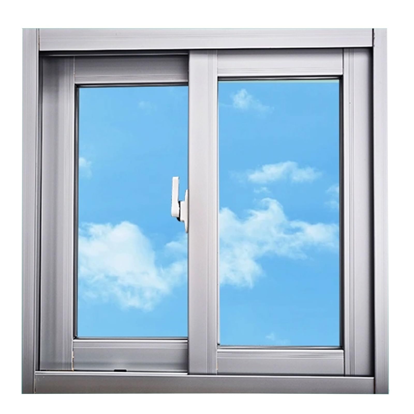 THNSAWX Replacement Basement Windows, Shed Sliding Window, Aluminum Horizontal Slider Window, Mobile Home Windows, Tempered Glass, Easy Install(Silver,100x50cm/W39.3xH19.6in)
