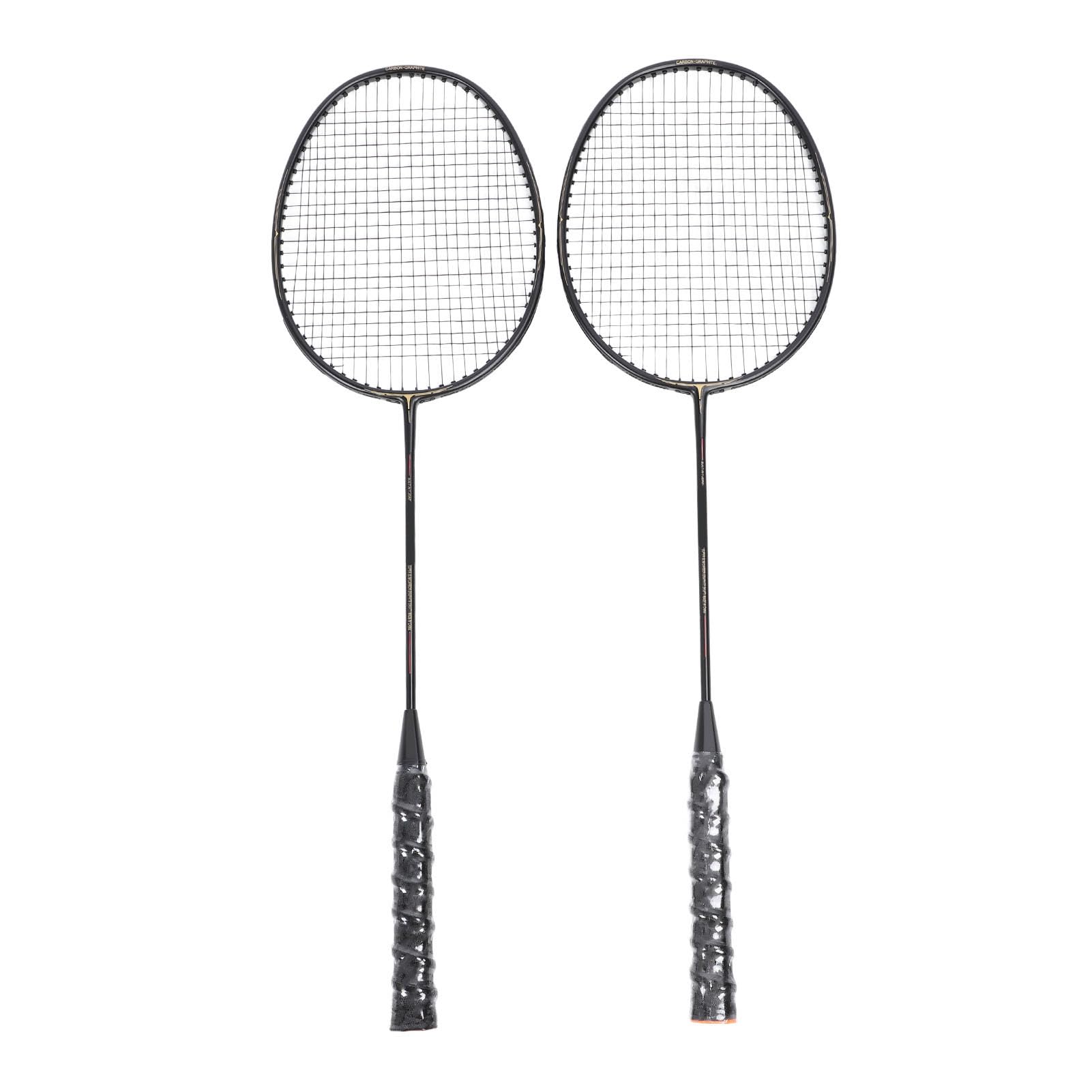 Set di Racchette da Badminton in Alluminio Al Carbonio Leggero per Allenamenti e Partite a 2 Giocatori, Include Borsa per il Trasporto