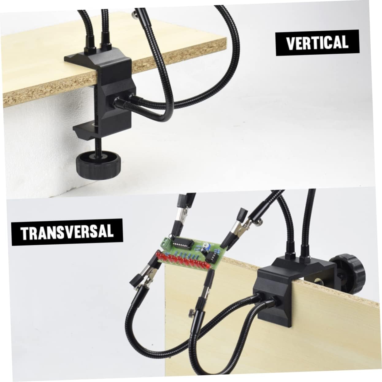 4-claw Soldering Station Aluminum Alloy Construction Safe Practical Welding Station for Hardware Workpiece