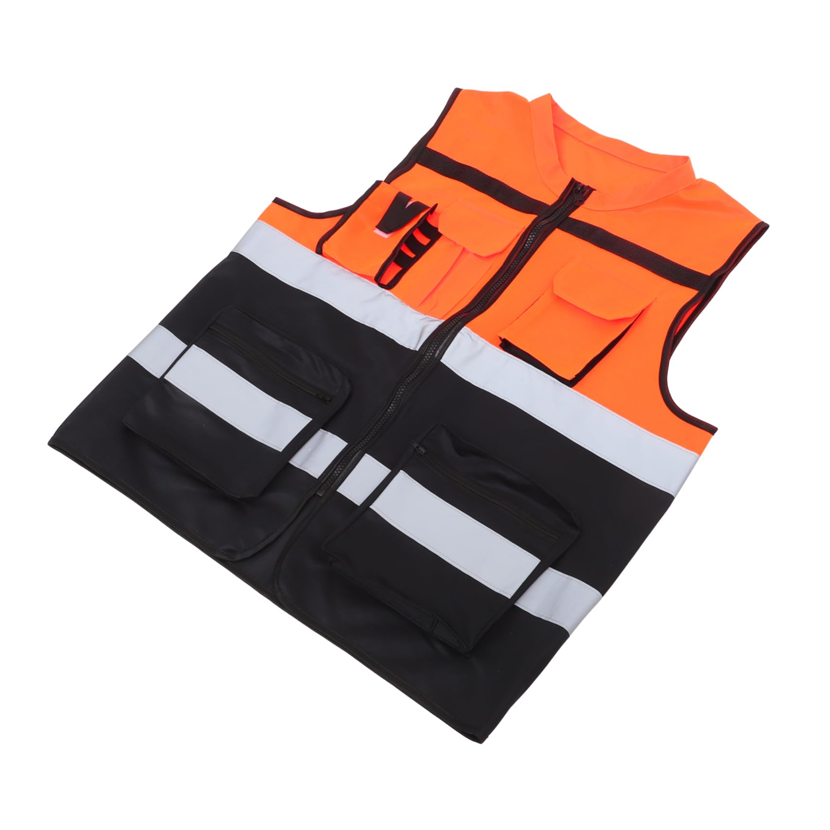 Operitacx Gilet Réfléchissant Visibilité Néon Sûr Train De Roulement Réfléchissant Gilets De Sécurité Protecteur Bleu Running Vest Black Courir Gilet De Sécurité Nuit Tissu En Nylon