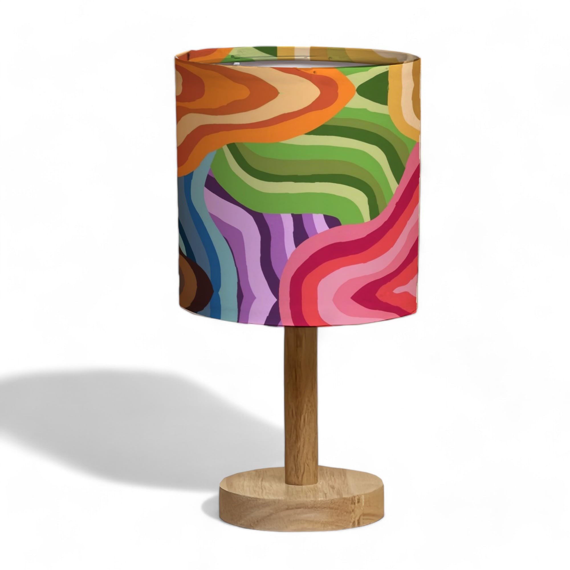Bellaluma Lampada da comodino Lampada da comodino Candeeiro Mesa de Cabeceira Lampade da comodino Lampada da camera Lampada da tavolo (River Of Color, 1 unità)