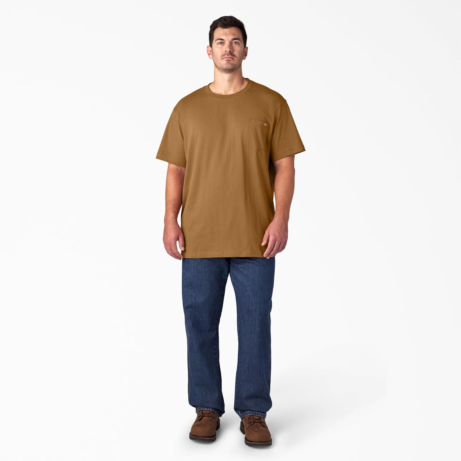 Dickies Short Sleeve Heavyweight T-Shirt, Brown Duck, S - Image 6