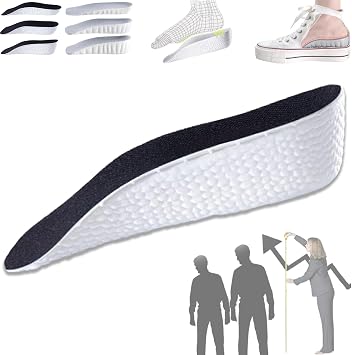 Highpads 2.0, Orthopedic Highpads 2.0, Orthopedic Highpads 3.0, Orthopedic High Pads for Men, Height Increase Insoles, The First Orthopedic Height Insoles 1.0-Black, 3.5cm/1.37in