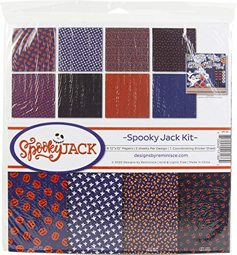 Spooky Jack kit de scrapbooking 12x12 pour album photos de famille d'Halloween
