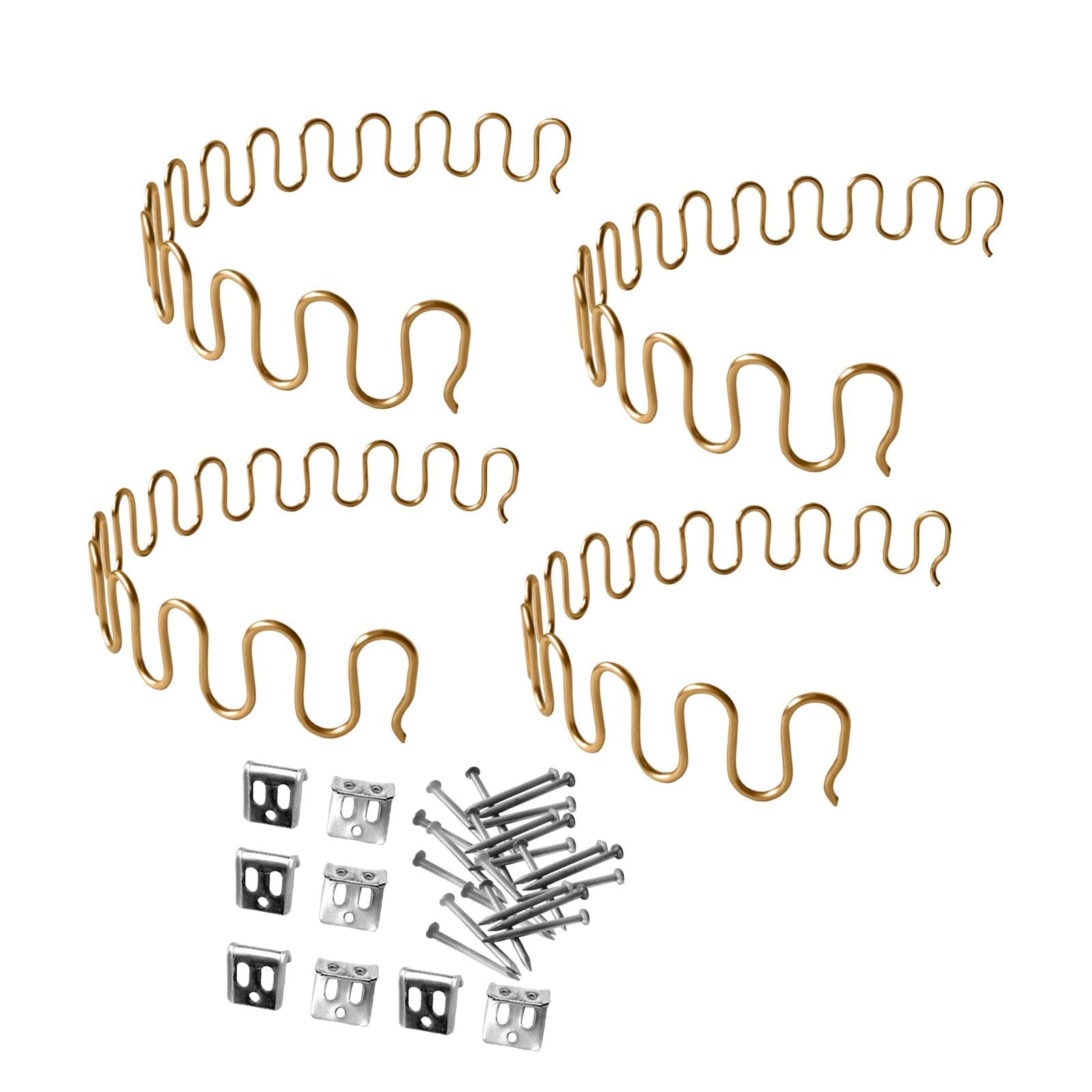 Ressorts pour canapé affaissé lot de 4 suspensions de 55cm pour réparer un fauteuil