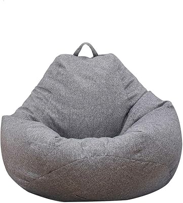 ZHUSHI 大きな怠惰なソファカバーチェアカバー大人の豆バッグチェア長いソファリビングルーム寝室ホーム畳リクライニングチェアパディングなし (Color : E, Size : 100*120cm)