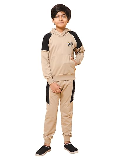 Boys Colorblock Tracksuit Set
