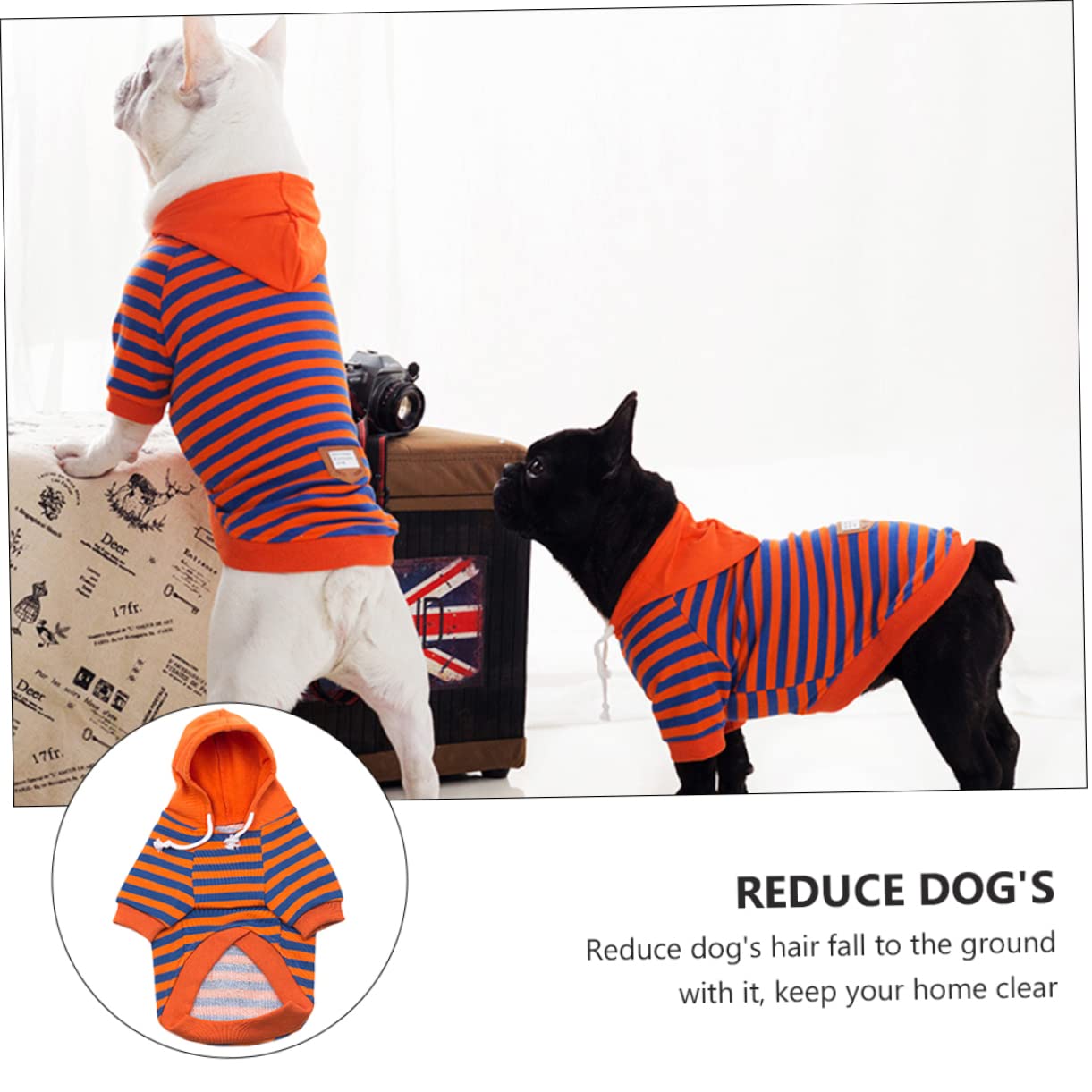 YARNOW 3piezas Camiseta De Rayas para Perros Pijama Transpirable De Algodón para Mascotas Ropa y Cálida para Fiestas y Ocasiones Especiales para Perros Pequeños