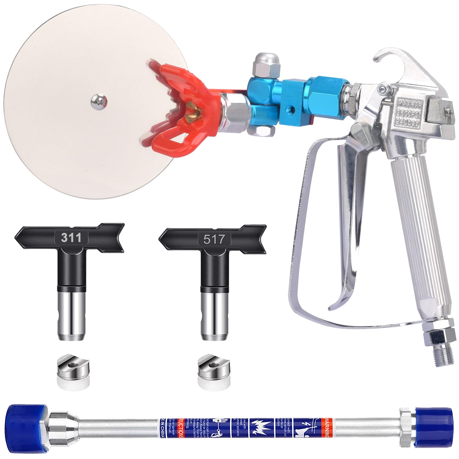 Airless Spraying Machine Nylon Spacers Extension Rods Gaskets Wand Seals