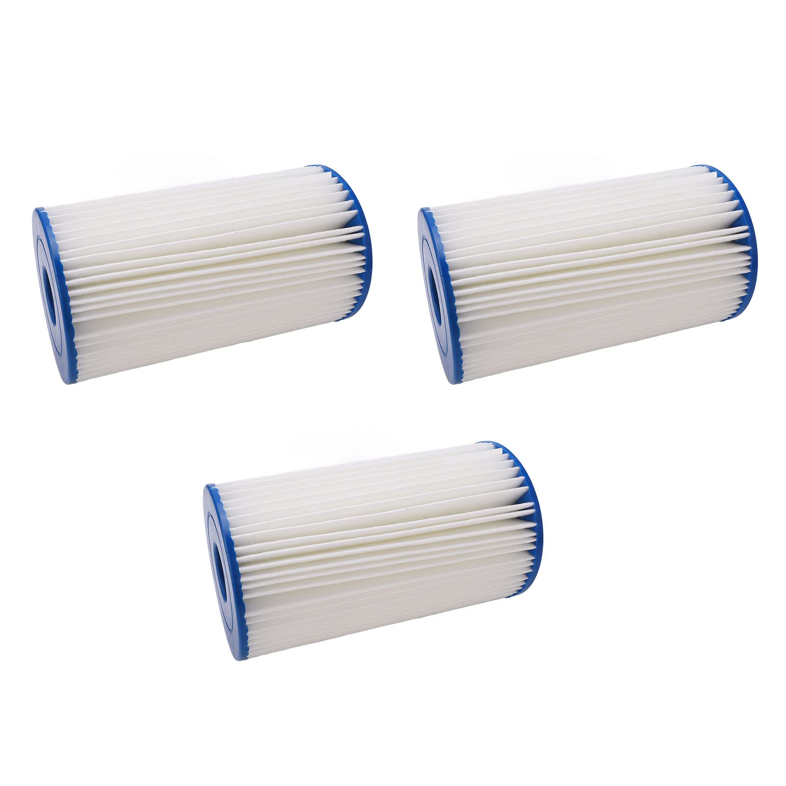 Filtri per Piscina, 3 Pezzi Tipo B, Cartucce Filtro con Trefoil