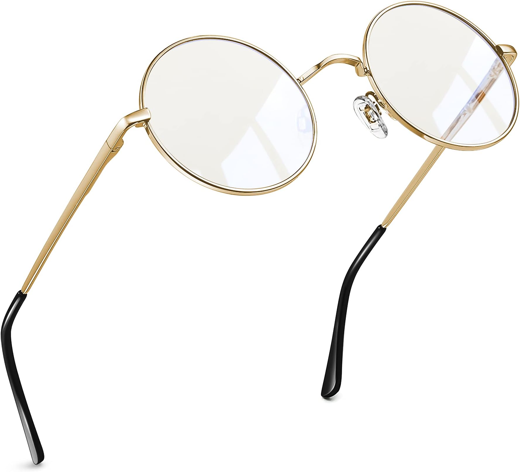 Hippie Round Sunglasses for Women Men Small Circle Sun Glasses Polarized UV400 Protection