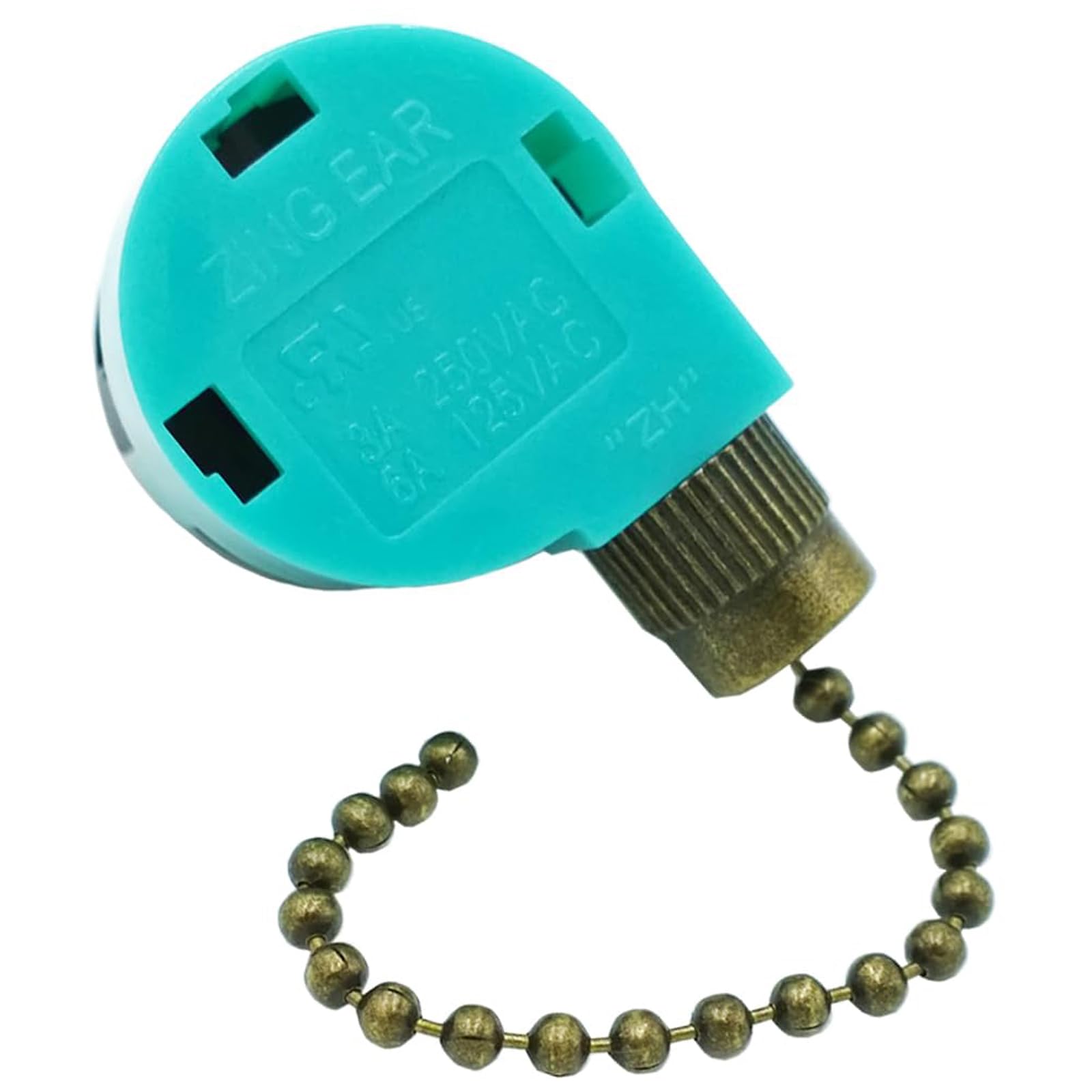 Ceiling Fan Switch 3 Speed 4 Wire Zing Ear ZE-268S6 Pull