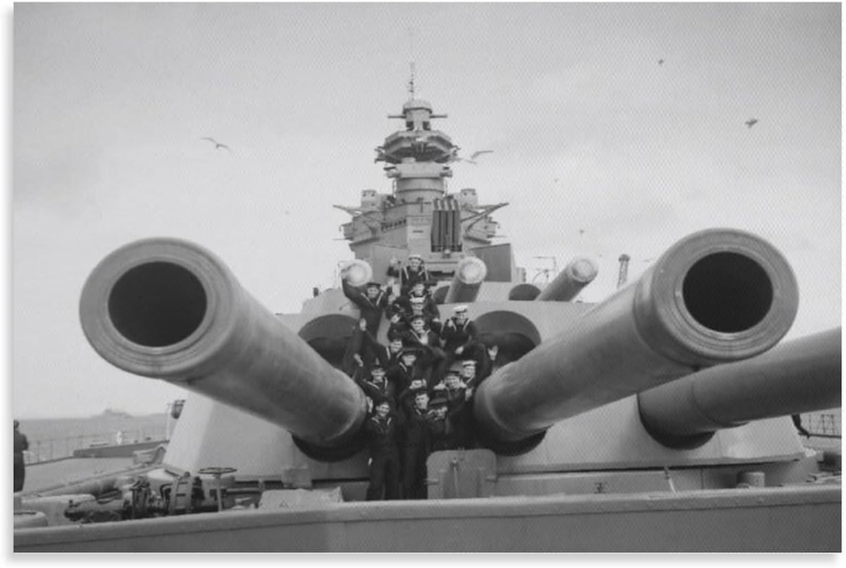Wall Art Nelson Battleship 1941 Historical Wall Art Poster