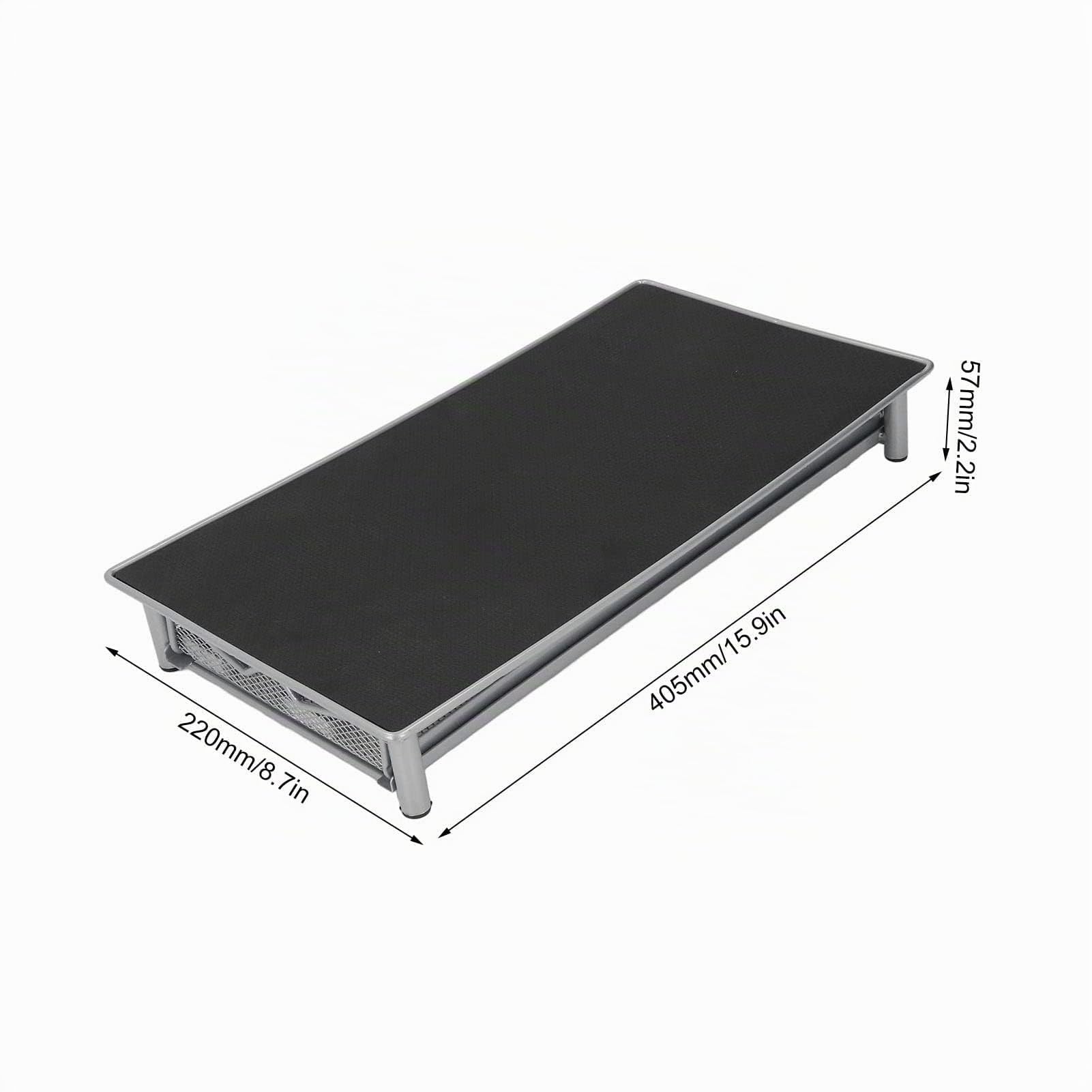 Cassetto Portaoggetti per Capsule, Porta caffè in Metallo, Organizer per Cialde a più Gusti, capacità 40 Pezzi per Negozio di Casa (Grigio)