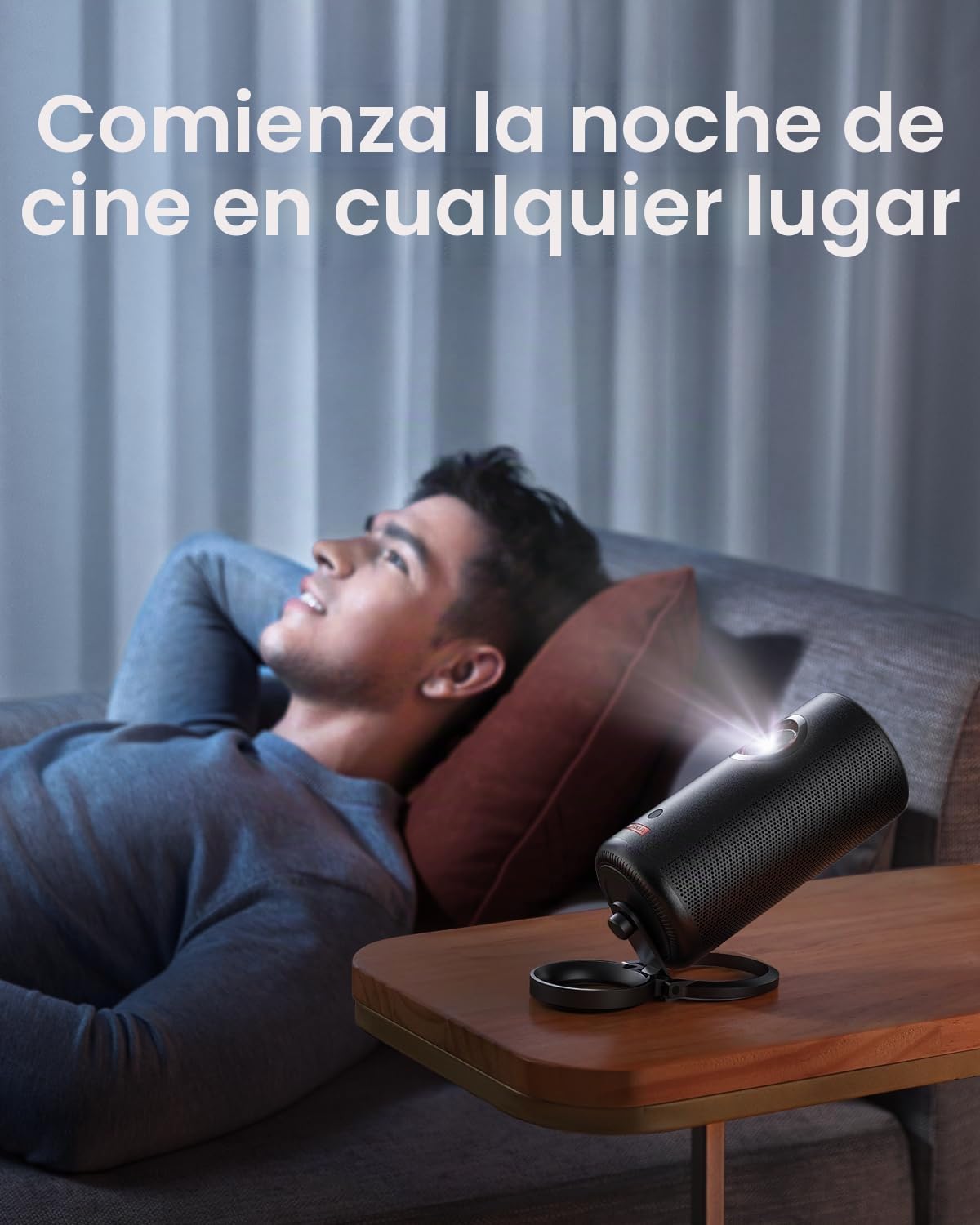 NEBULA Anker - Soporte plegable de escritorio ultra compacto, fácil instalación, rotación de 180 grados, se adapta a la serie Capsule, 200 g, cabe en la funda oficial