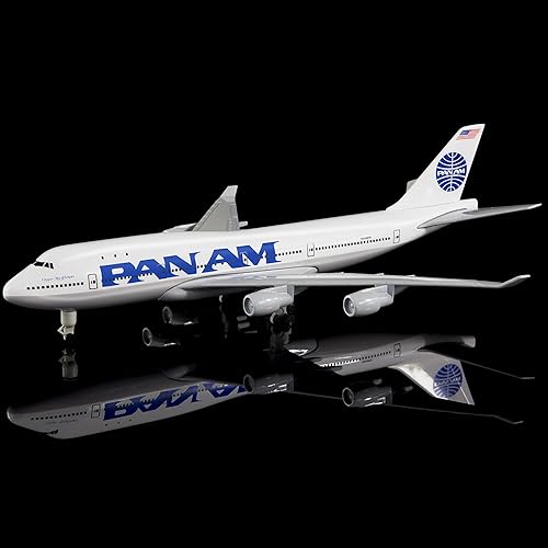 Miniatura 2 de 1:300 Escala American Panam Airlines 747 Modelos de aviones Modelo de avión Fundido a troquel de aleación