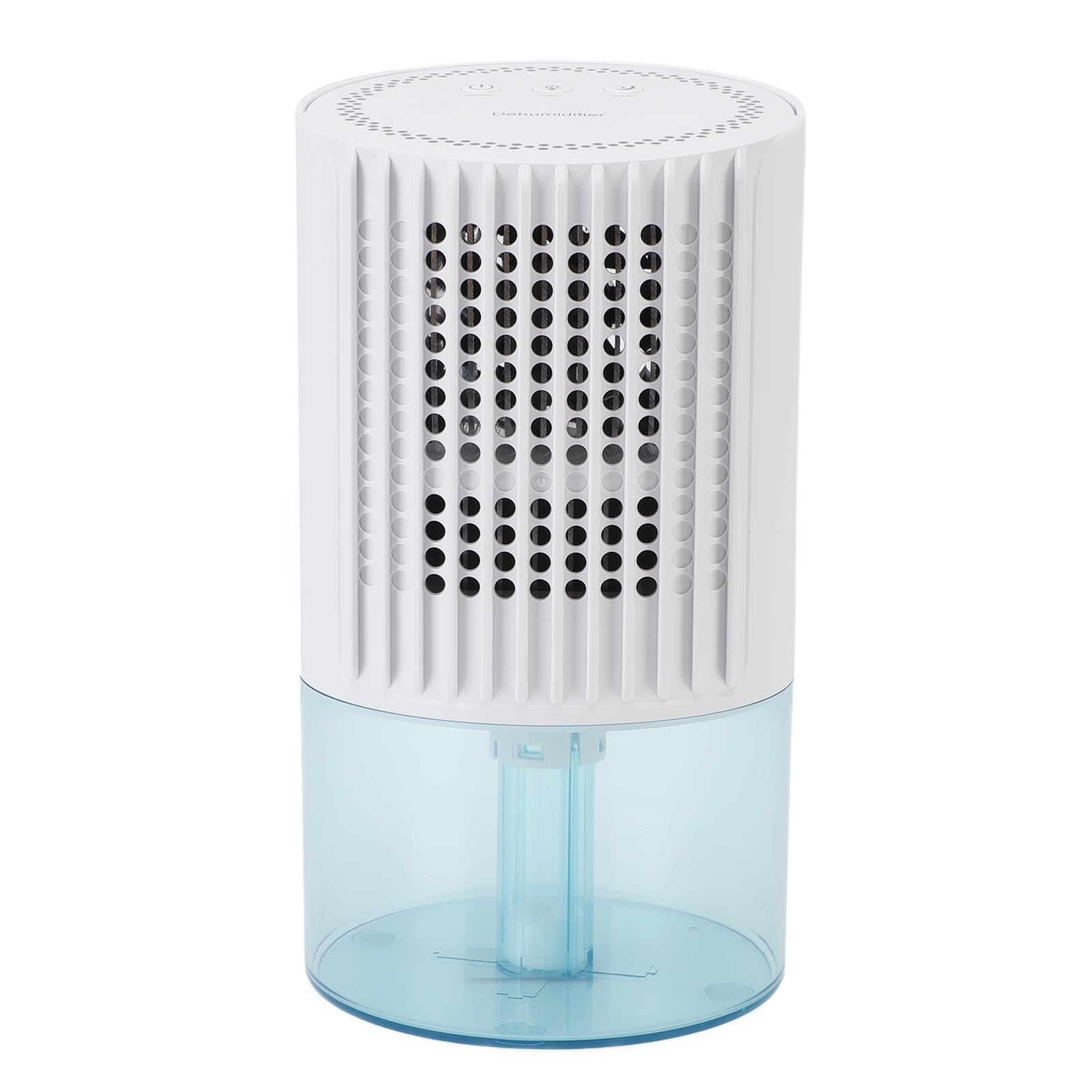 Rengue Deumidificatore per Ambienti, Piccolo Deumidificatore con Serbatoio da 1 Litro, Spegnimento Automatico, 7 Luci Colorate, modalità Sonno, Ideale per Camera da Letto, Cantina, (Spina europea)