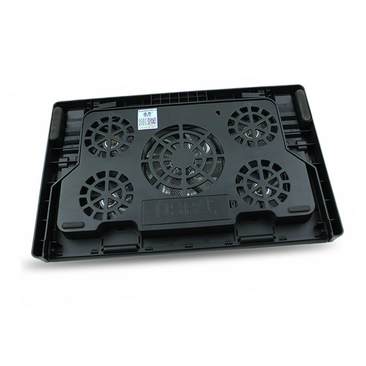 Support de Refroidissement pour Ordinateur Portable à 5 Ventilateurs Métal