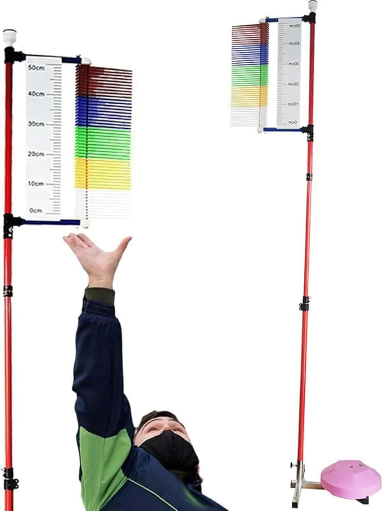 Équipement d'entraînement de saut vertical réglable pour mesure de détente