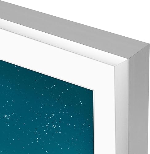 Vista 159 de Frametory - Marco de aluminio de 11 x 14 para fotos de 8 x 10 (en pulgadas), con paspartú marfil, de pared, con gancho de sierra, pestañas Bronce