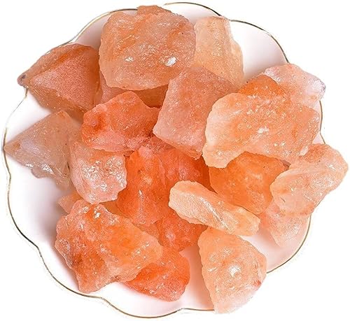 Miniatura 2 de Cristales crudos de piedra de sal del Himalaya, cristales curativos grandes de 1.25-2.0 pulgadas, piedras naturales en bruto, cristal para pulir en