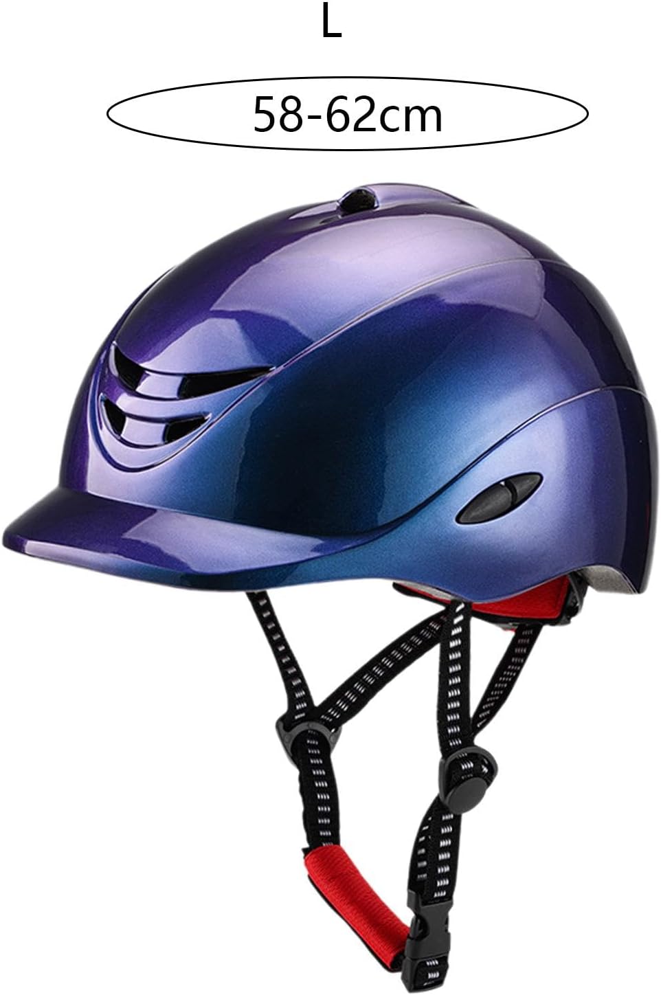 Equestrian Helmet with Removable Liner for Outdoor Riding