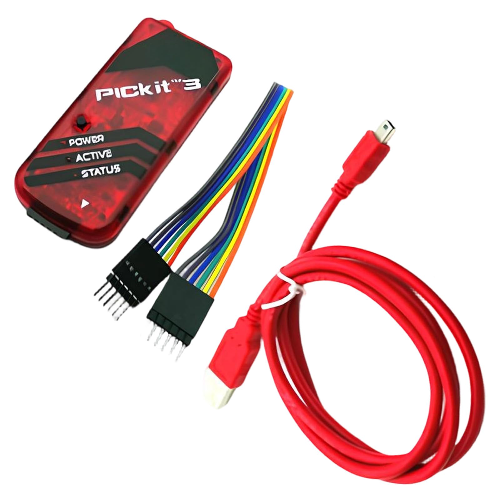 Programador kit3 estable con interfaz ICSP y LED indicadores 7
