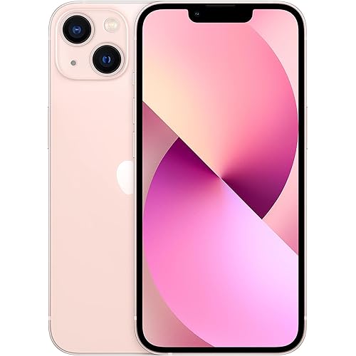 Apple iPhone 13, 128GB, Pink for Cricket Wireless (Renewed)