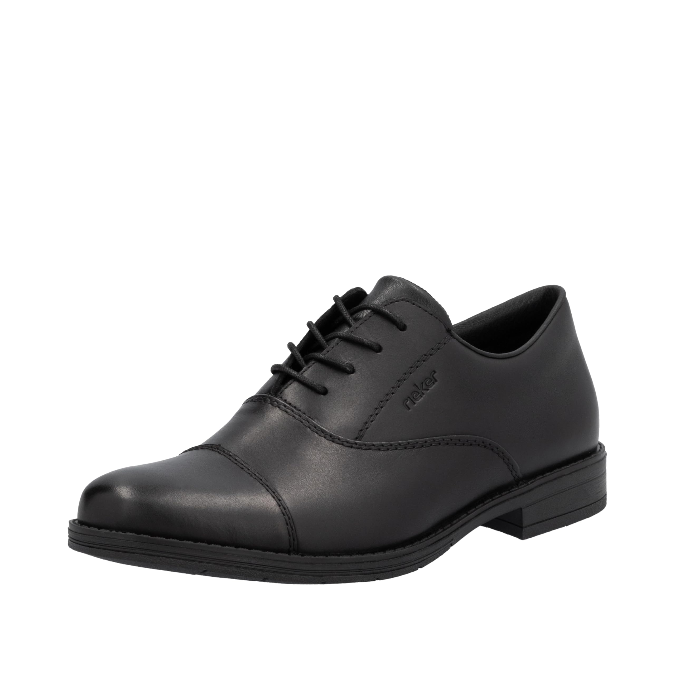 Rieker Men's 10317 Lace-Up Shoes, Black, 40 EU