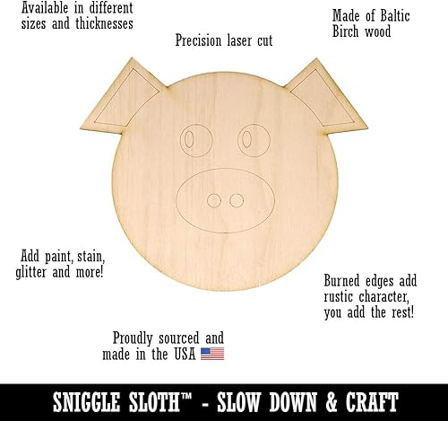 Miniatura 3 de Chow Chow Dog - Recorte de madera maciza sin terminar para proyectos de manualidades, 14 de pulgada de grosor, tamaño de 6.25 pulgadas