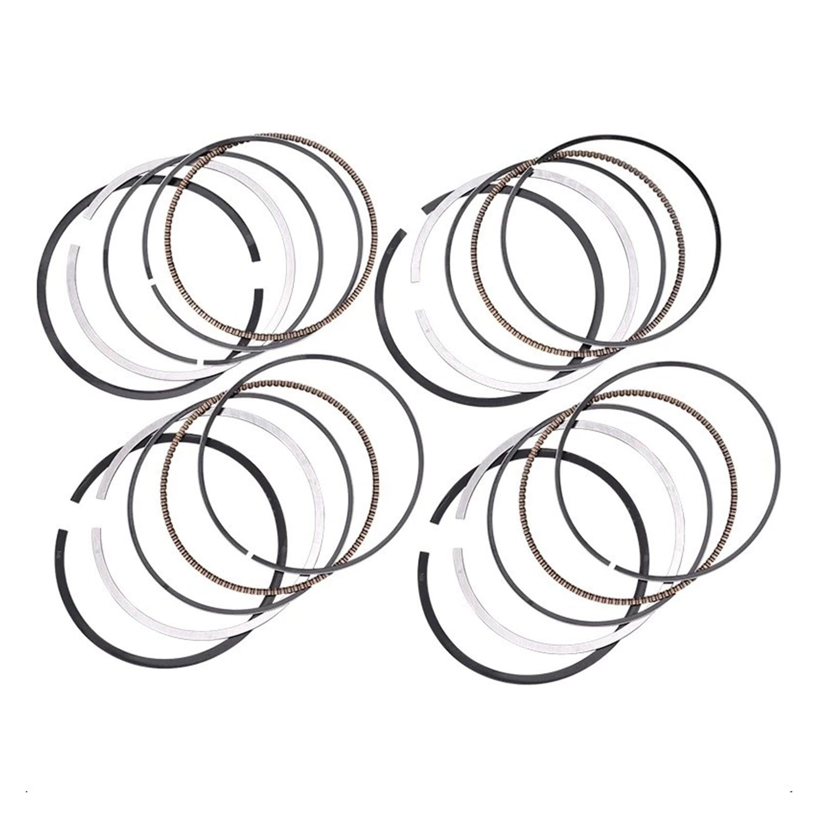 Pistones Kit Anillos Pistón 4 Cilindros Motor Motocicleta 67mm Para CBR600RR Para CBR 600RR ABS 2007-2025 Para CBR 600 Para RR F5 13011-MFJ-D00 Cilindro(4pc add 0.25 67.25mm)