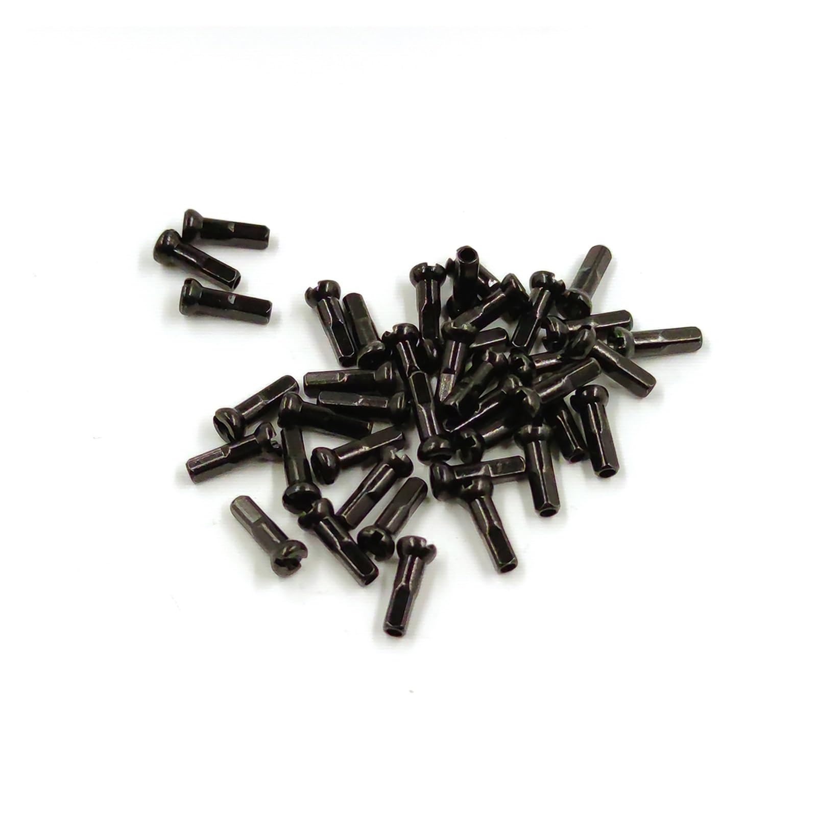 CN BN14 – 50 Capezzoli Ottone 14G X 14mm – Per Bici Da Corsa, MTB, Triathlon