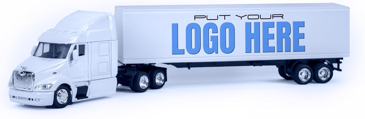 Shop72 Toys, Customize Diecast Trucks as Gifts for Truckers Friends or Employees. Customize Replica of Freightliner M2 BoxTruck, 1:43 Scale