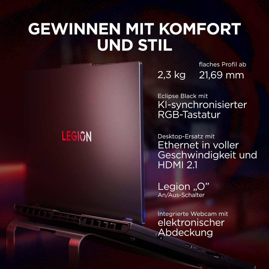 Lenovo Legion 5 16AFR10 83F2・AMD Ryzen 9 9955HX / 2.5 GHz・Win 11 Home・GeForce RTX 5070・32 GB (83F2004AGE)