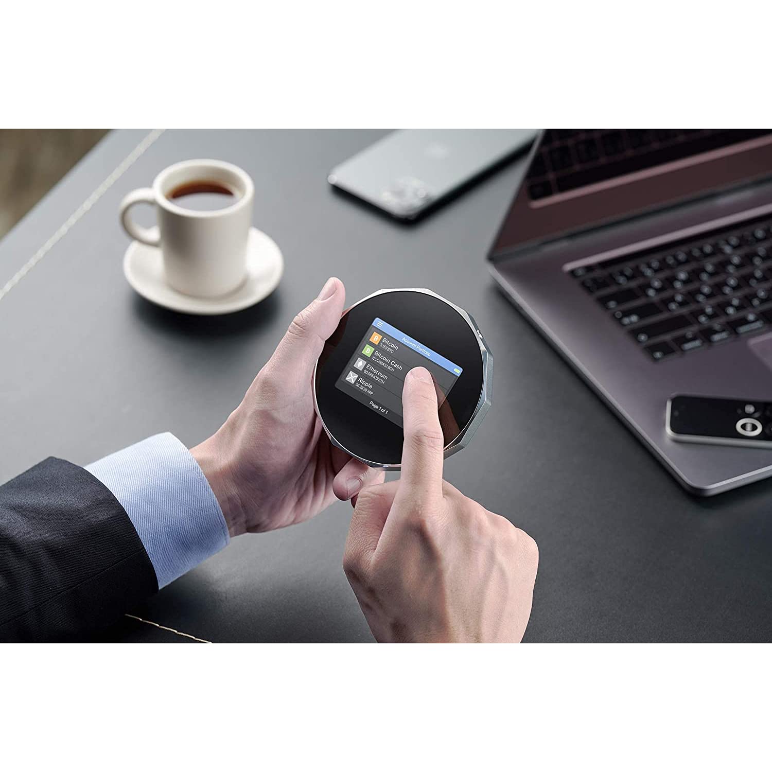 Amazon.co.jp: SecuX V20 最も安全な暗号ハードウェアウォレット Bluetooth付き マイクロファイバー(7インチ x  6インチ) クリーニングクロス付き : パソコン・周辺機器