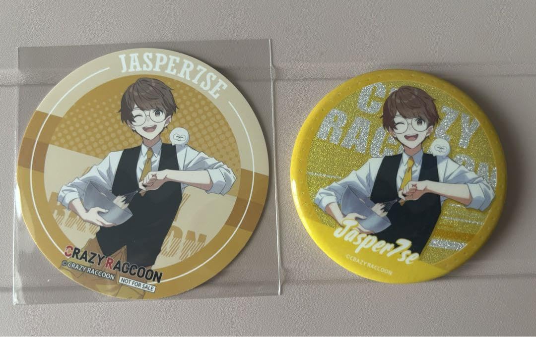 Amazon.co.jp: CR じゃすぱー 缶バッジ＆コースター : Toys & Games