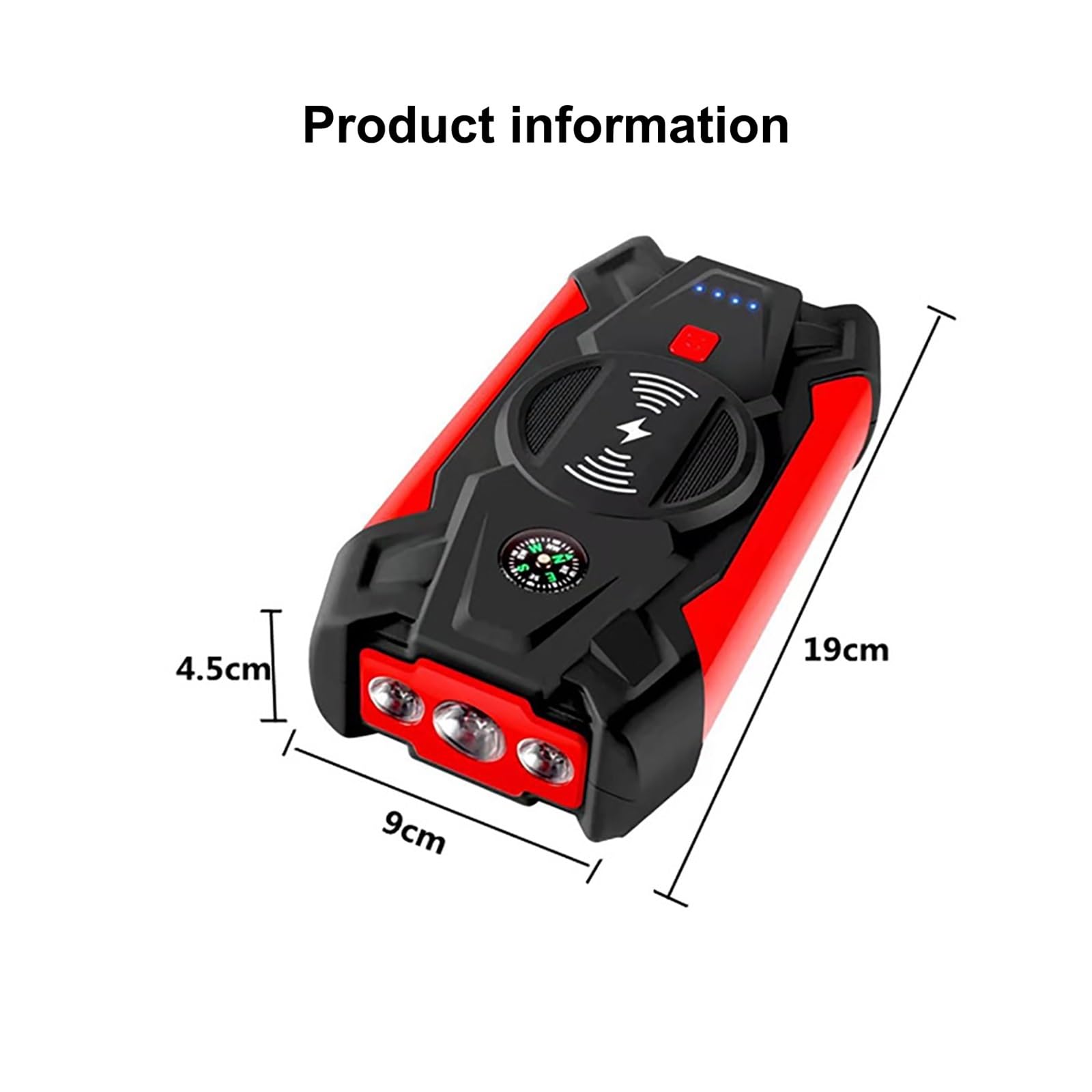 Bezprzewodowy 800A 12v Akumulator Samochodowy Urządzenie Do Awaryjnego Uruchamiania Power Bank Awaryjny Wzmacniacz Auto Przenośne Rozruchowe Ładowarka Samochodów Wydajne Szybkie ładowanie