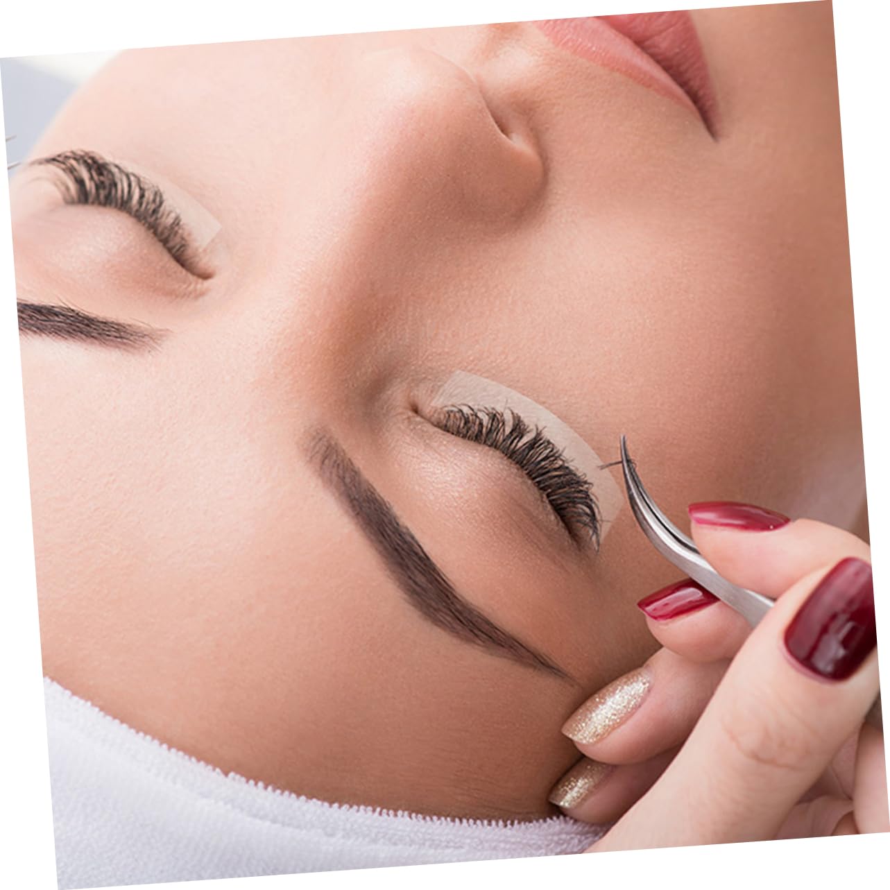 Baluue Eyelash Extension Isolation Tape Rolls 12 Pack Non-Woven Material Breathable Gentle for Salon Use