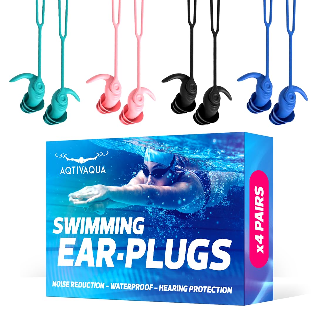 AqtivAqua Ear Plugs (4 Pairs)