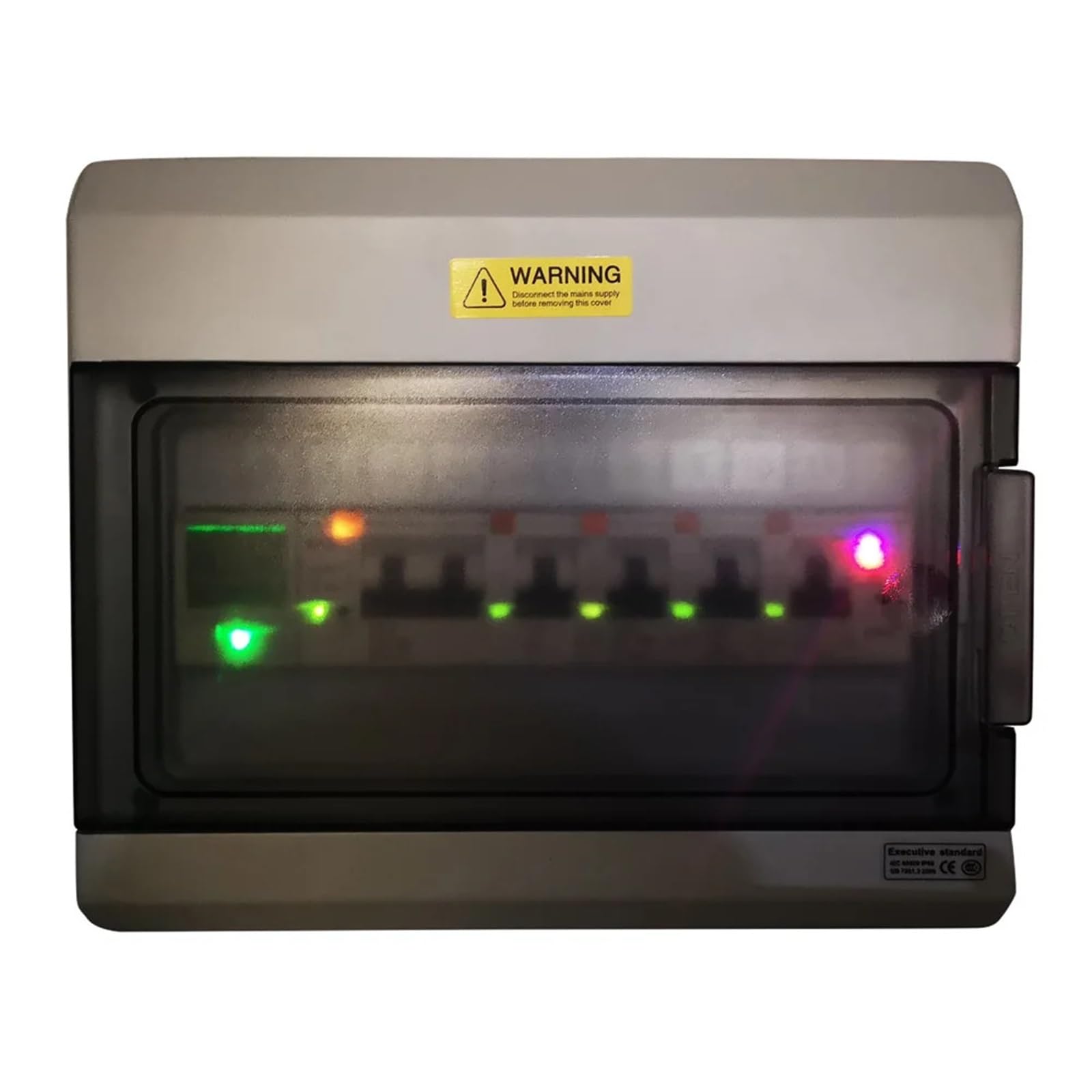 IBox inteligentna wifi mcb 12-kierunkowa wodoodporna skrzynka rozdzielcza (kolor: 63A, rozmiar: 1)